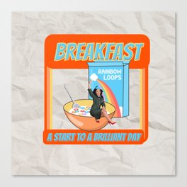 Breakfast  Canvas Print