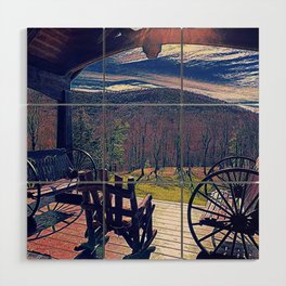 Cabin Porch Wood Wall Art