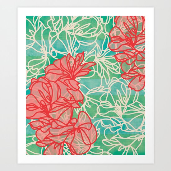 Geranio Art Print