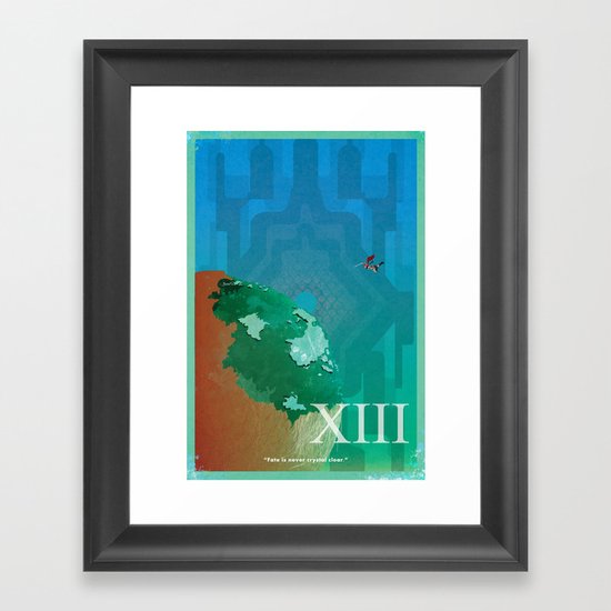 Vintage FF Poster XIII Framed Art Print