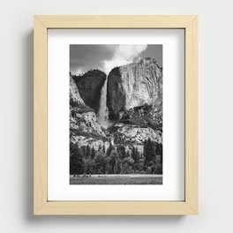 Yosemite Falls Recessed Framed Print
