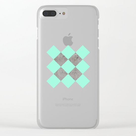 Sea on Concrete Clear iPhone Case