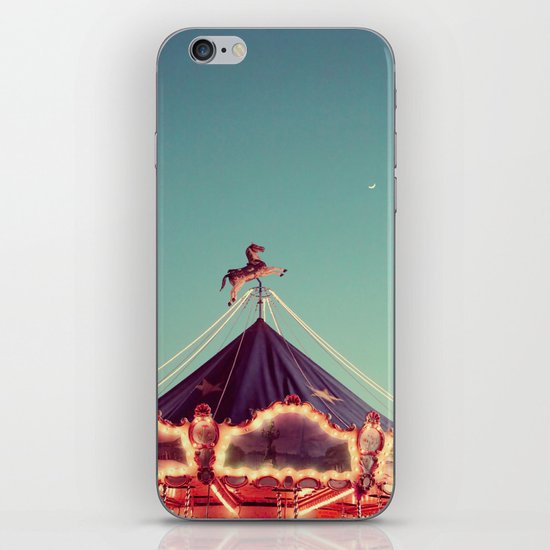Crescent Moon Over Paris #2 iPhone & iPod Skin
