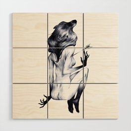 She Wolf Wood Wall Art