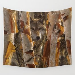 Wolf - The Guardian Wall Tapestry