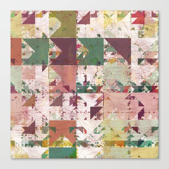 Aztec Vintage Pattern 12 Canvas Print