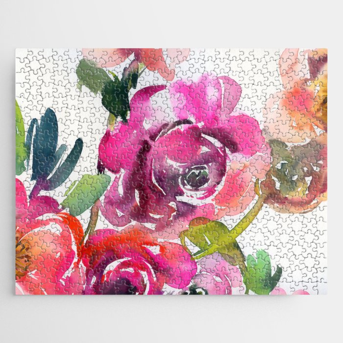 soft roses N.o 5 Jigsaw Puzzle