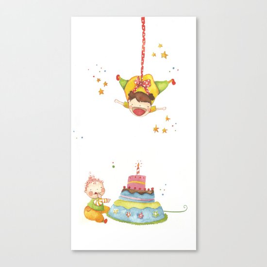 Baby birthday Canvas Print