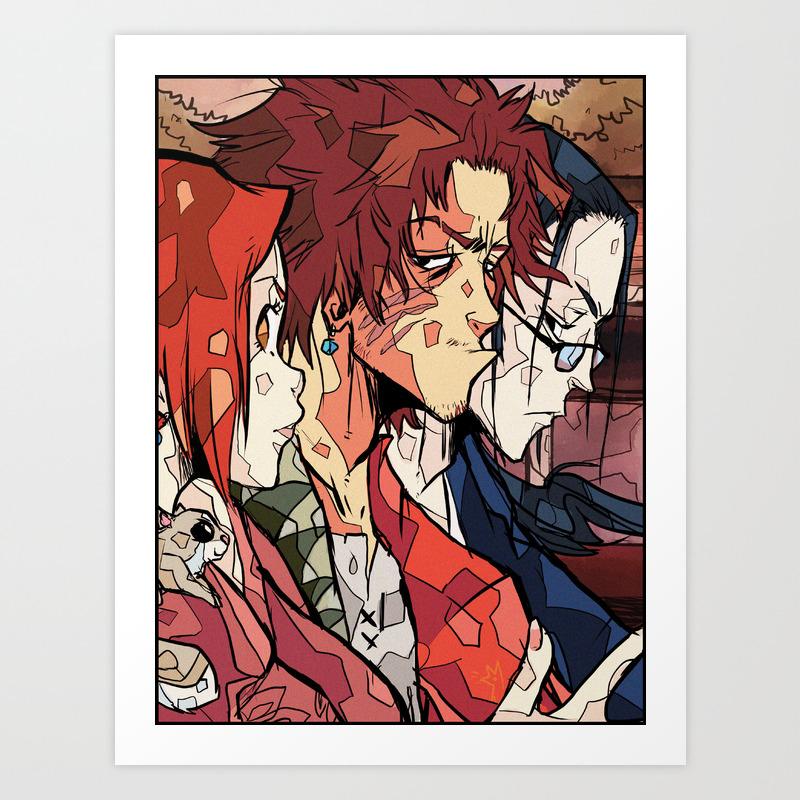 Get Wallpaper Samurai Champloo Art Print By Foxiloxy Society6 Desktop Wallpaper