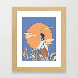 Monday Moonlight Framed Art Print