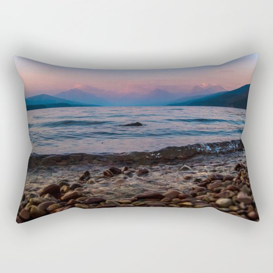 Lake At Dusk Rectangular Pillow