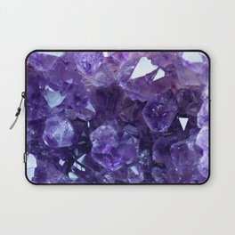 Raw Amethyst - Crystal Cluster Laptop Sleeve