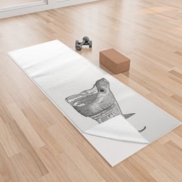 Basking Shark Yoga Towel
