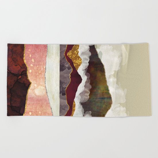 Melon Mountains Beach Towel