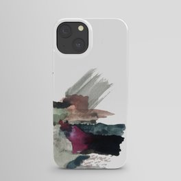 Begin [3]: a minimal abstract mixed media piece iPhone Case