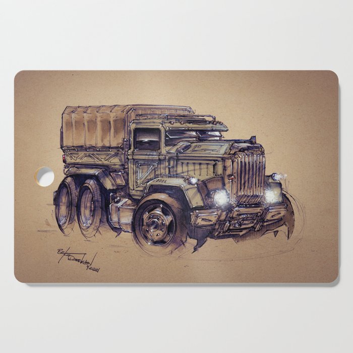 Expedition Truck (alternate cropping) Cutting Board