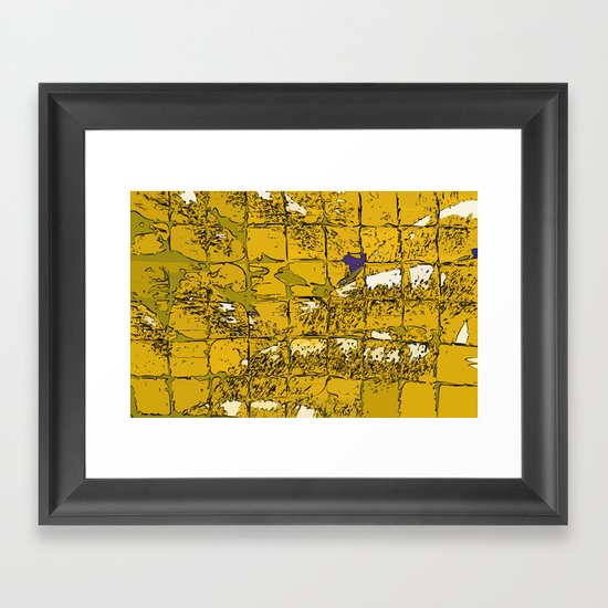 Yellow Framed Art Print