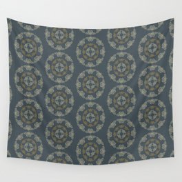 Silk Moths- Blue Wall Tapestry