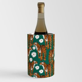 Year of the Tiger in Teal Wine Chiller