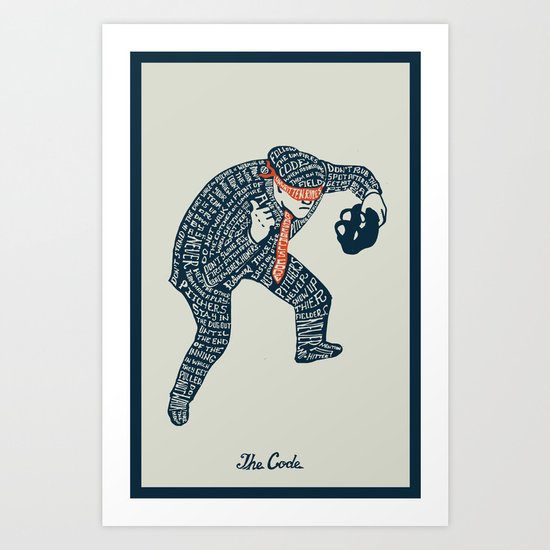 The Code Art Print