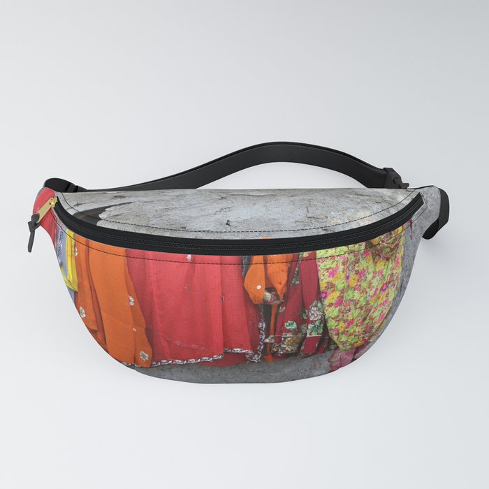 India colorful Clothes on Rope Fanny Pack