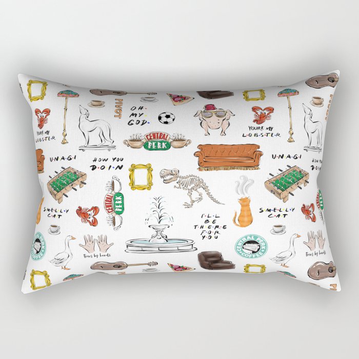 Friends TV Show Tribute Rectangular Pillow by Karamfila Society6