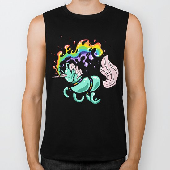 Gummy Unicorn Biker Tank
