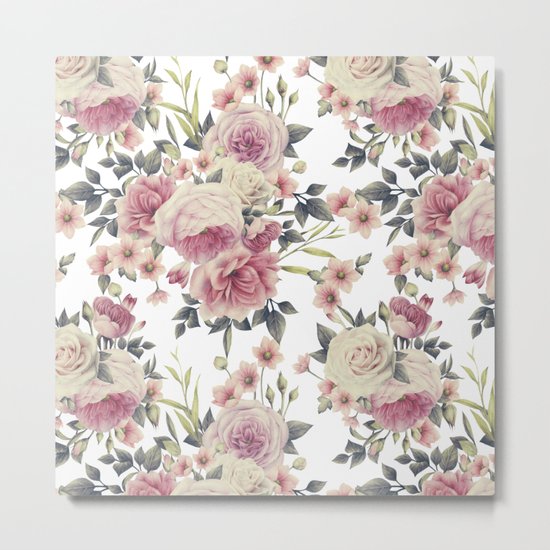 FLORAL PATTERN 5 Metal Print