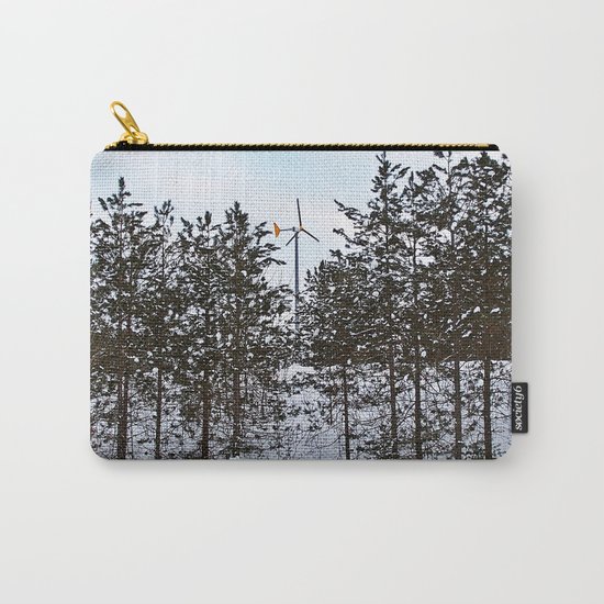 Windmill Through the Trees Carry-All Pouch