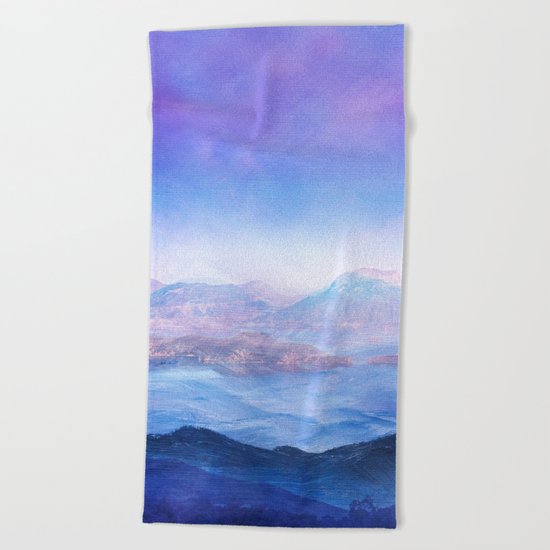 The Mountains Beach Towel