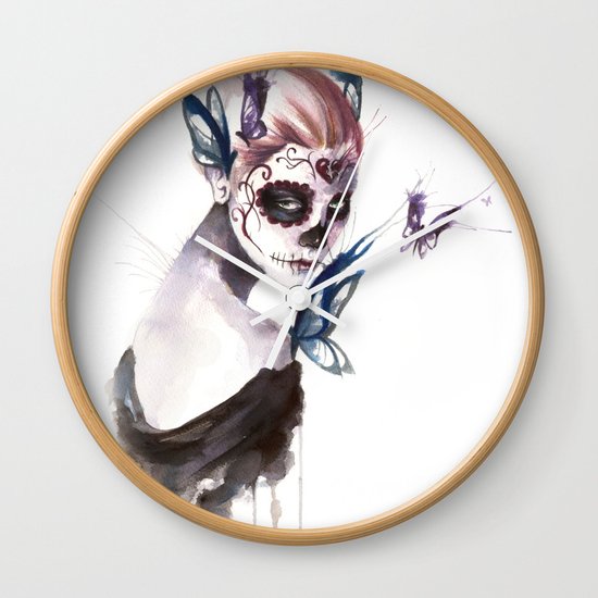 Mourning Wall Clock