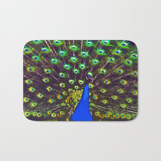 Peacock Bath Mat