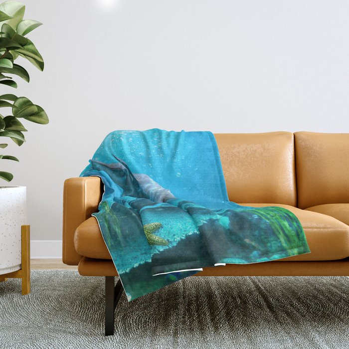 Dolphin Throw Blanket