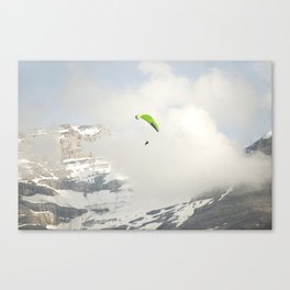 Paragliding Canvas Print