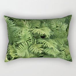 Fern Leaves Photography Rectangular Pillow