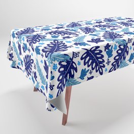 Indigo leaf pattern Tablecloth