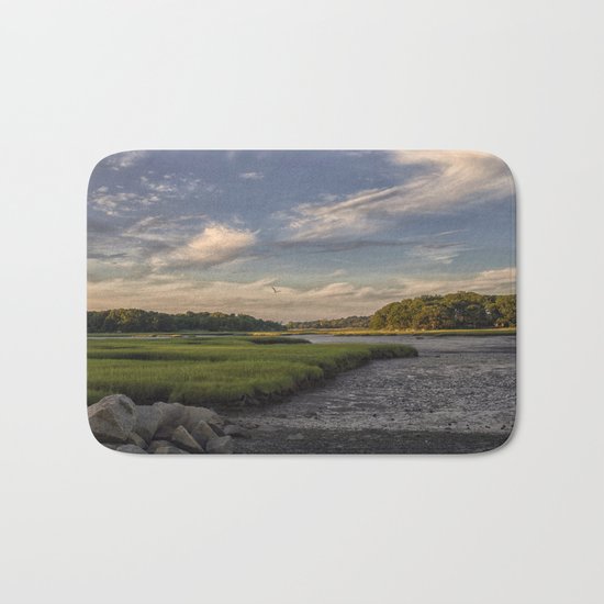 Summer Marsh Sunset Bath Mat