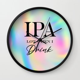 IPA Lot Wall Clock