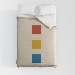 four elements || tweed & primary colors Comforter