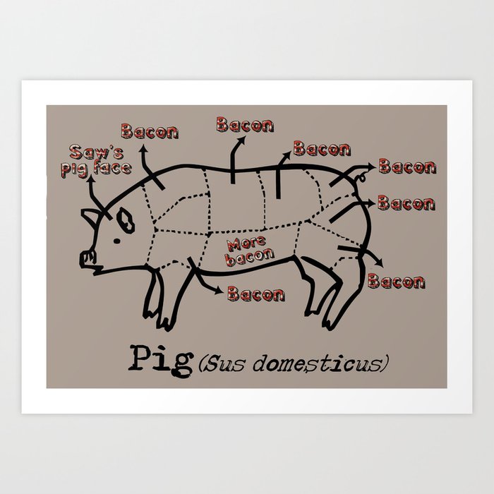 Bacon LOver Art Print