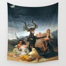 The Sabbath of Witches Goya Painting Wall Tapestry