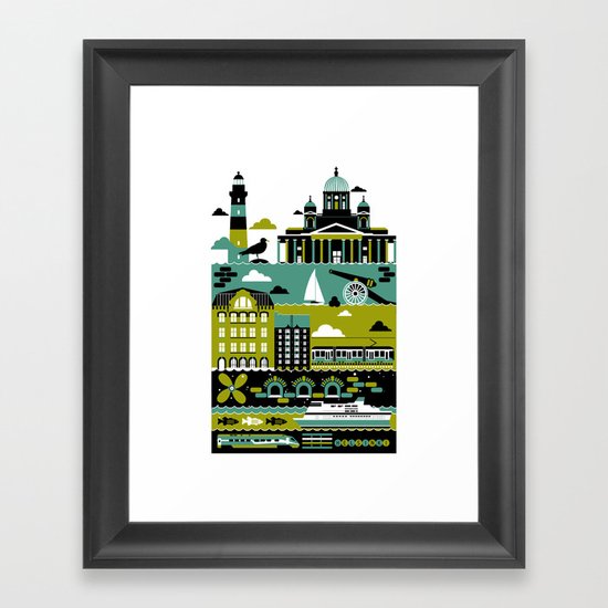 Helsinki Framed Art Print
