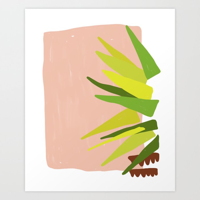 Geometric Palm Art Print