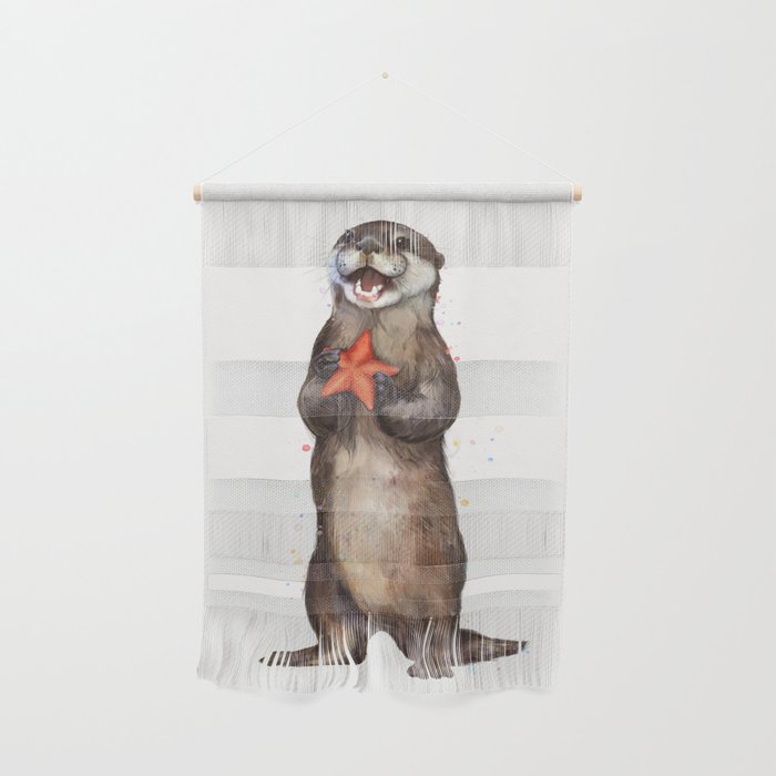 Otterly Delighted Otter Wall Hanging