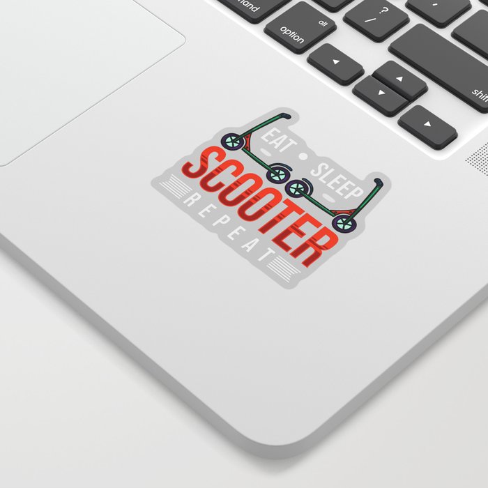 Scooter Scoot Gift Scootering Rider Sticker