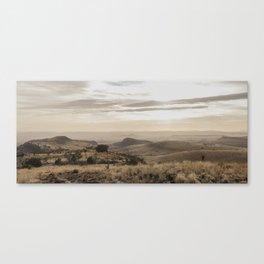 Scenic Landscape Panoramic in Davis Mountains Canvas Print