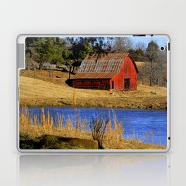 Country Red Barn, and Cobalt Blue Water Laptop & iPad Skin