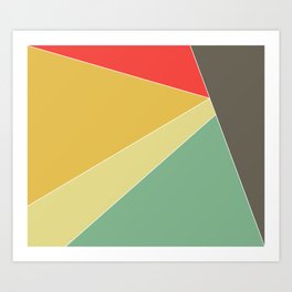 70s retro Art Print