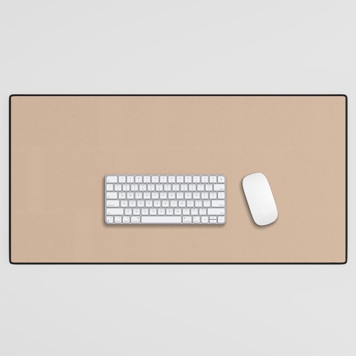 Cream store desk mat
