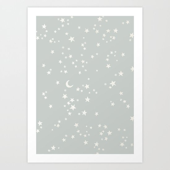 BLUE SKY Art Print
